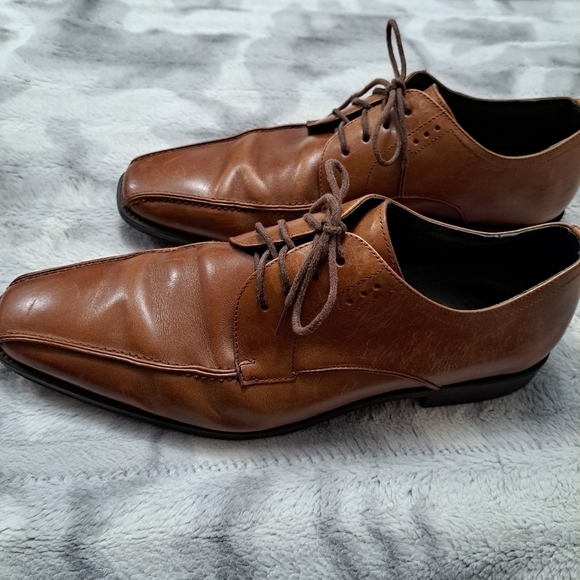 Stacy Adam's Men's Leather Logan Bicycle Toe Oxford   Size 10.5M - Picture 1 of 12